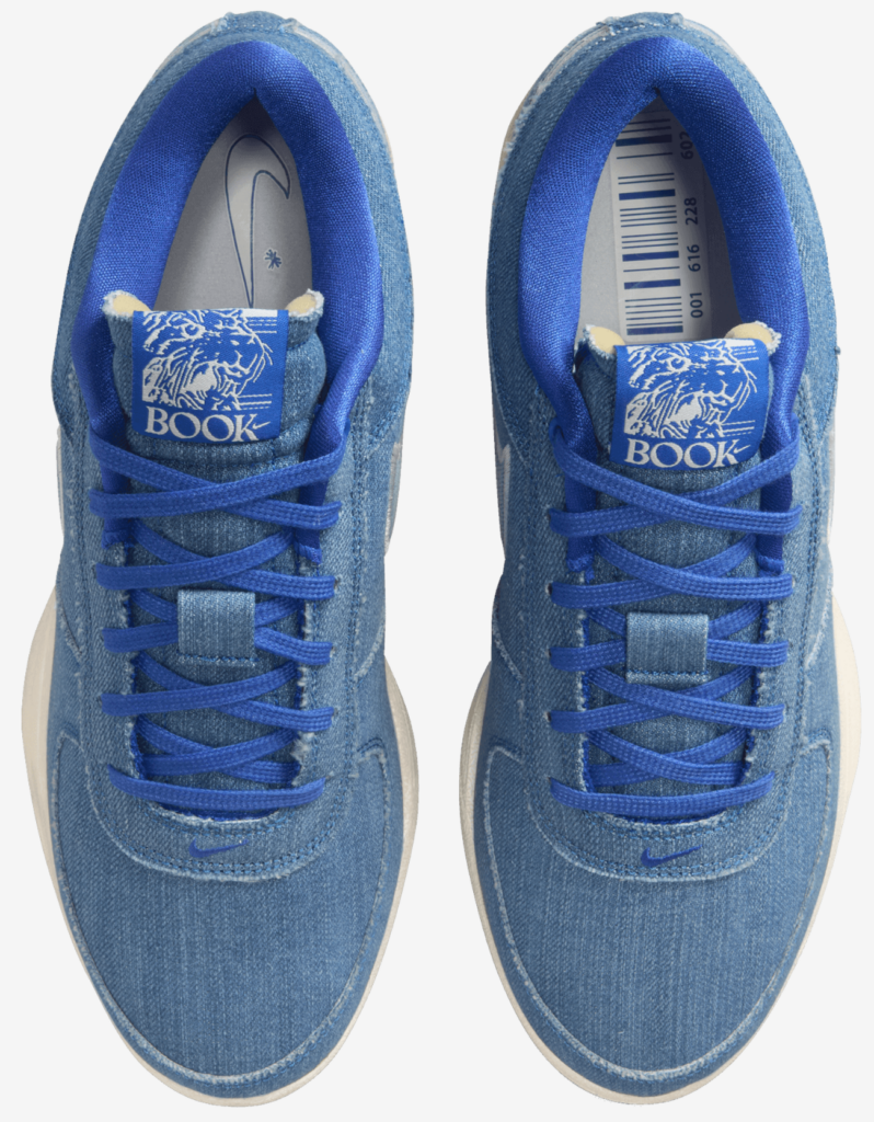 Devin Booker's denim Book 1 sneakers are officially on sale now - On3